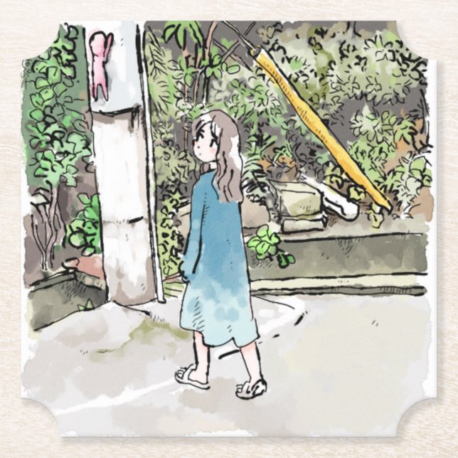 POSAVASOS DE PAPEL されくさじ (Anverso)