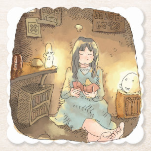 POSAVASOS DE PAPEL さ や な し じ