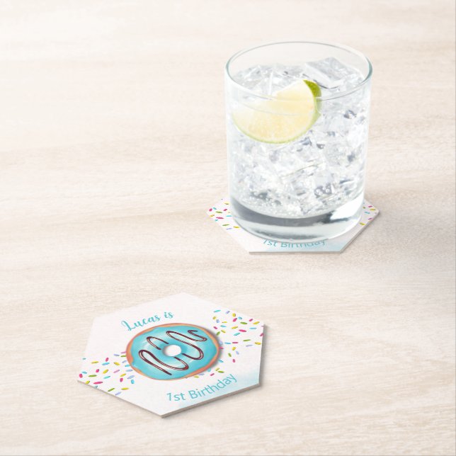Posavasos De Papel 1.ᵉʳ cumpleaños (In situ)
