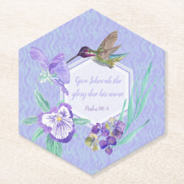 Posavasos De Papel 2025 JW year text Psalm 96:8