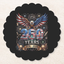250 Años 1776 2026 Águila del 4 de Julio 250 Anive