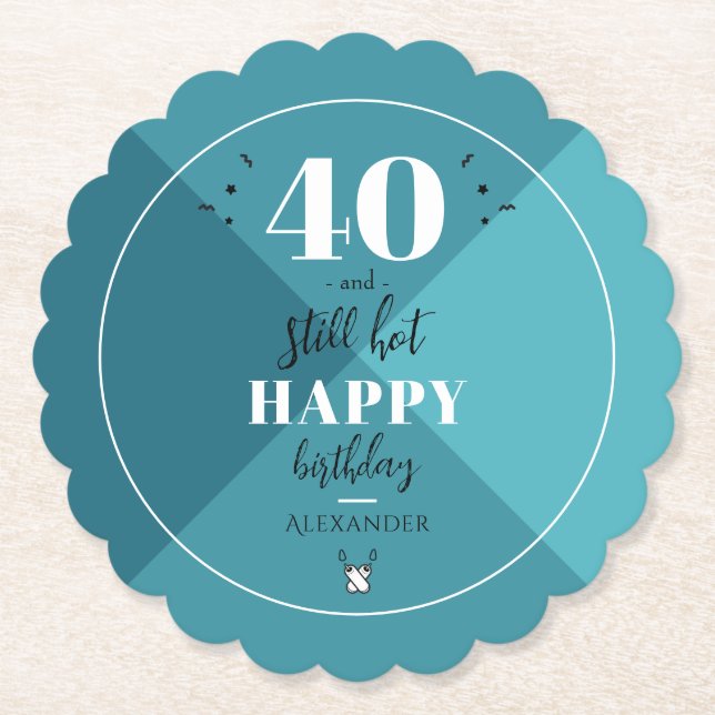 Posavasos De Papel 4 O y todavía caliente (Anverso)