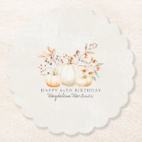 85.º cumpleaños Cae la Calabaza Blanca Personaliza