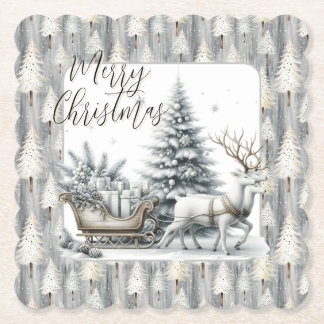 Posavasos De Papel A Journey Through Winter Pines