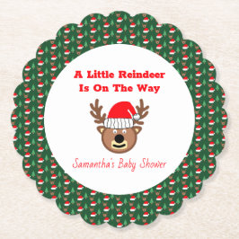 Posavasos De Papel A Little Reindeer Is On The Way