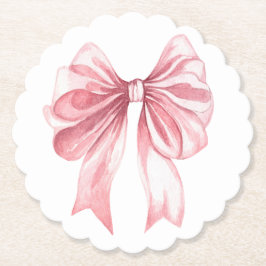 Posavasos De Papel A Tini Baby Girl Bow