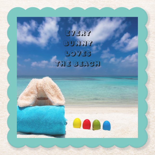 Posavasos De Papel A Todos Los Bunny Les Encanta La Semana Santa Trop (Anverso)