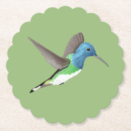 Posavasos De Papel Abandonar a Jacobin Hummingbird - transparente.