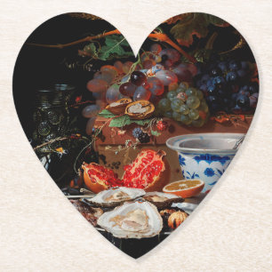 Posavasos De Papel Abraham Mignon Fruits and oysters