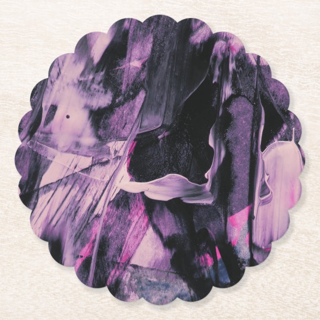 Posavasos De Papel  Abstract art (Anverso)