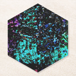 Posavasos de papel abstracto de galaxia, textura o