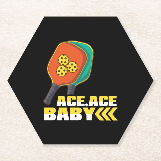 Posavasos De Papel Ace Bebé - Ropa de bolas de pollo (Anverso)