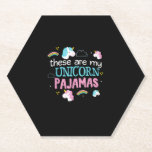 Posavasos De Papel Adorable Unicorn Lover Pajama PJ camiseta de prime<br><div class="desc">Adorable unicornio Lover Pajama regalo de Chicas de camisetas de primer nivel</div>