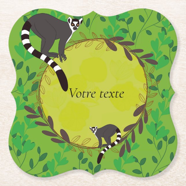 Posavasos De Papel Affirmation inspirante, affirmation positive, (Anverso)