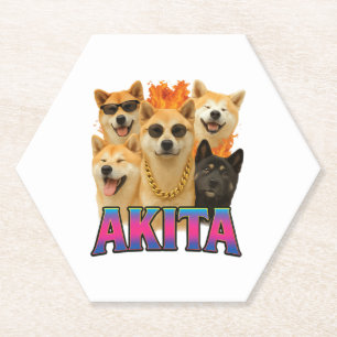 Posavasos De Papel Akita