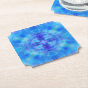 Posavasos De Papel Alas azules
