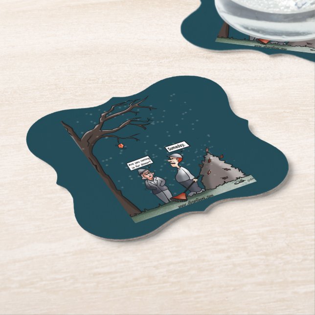 Posavasos De Papel Algunos Coasters De Papel (En perspectiva)
