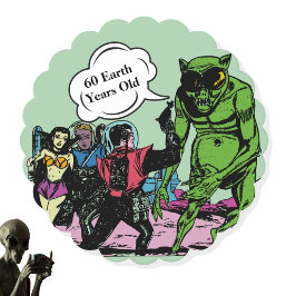 Posavasos De Papel Alien Space man Futuritic Sci=Fi