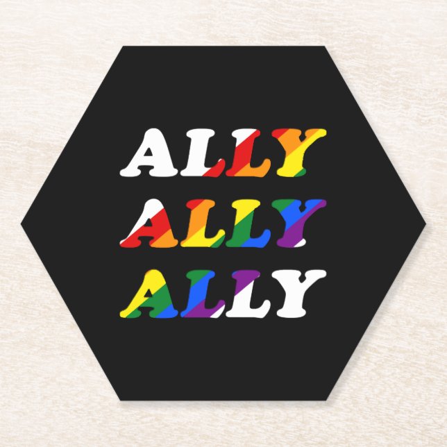 Posavasos De Papel Ally (Anverso)