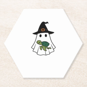 Posavasos De Papel Amantes animales de la Gorra de brujas de Hallowee