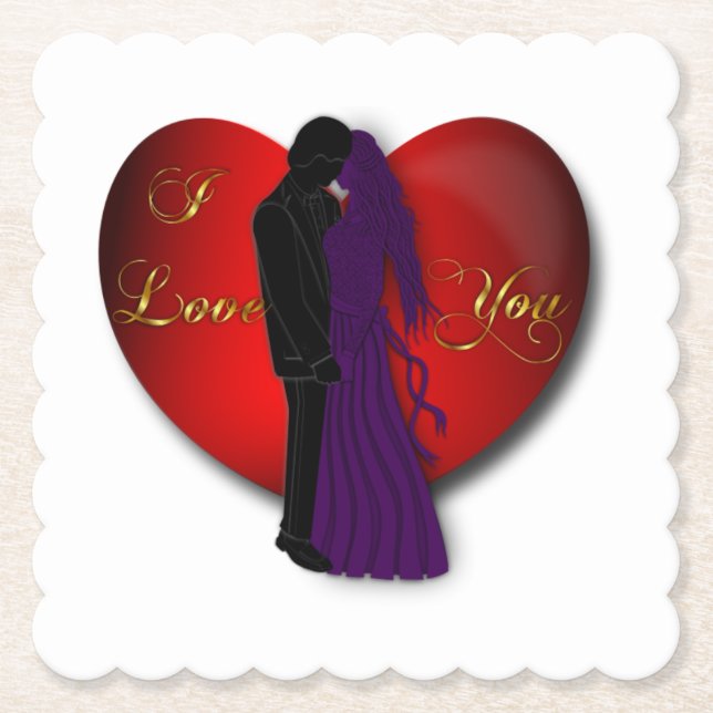 Posavasos De Papel Amar (Anverso)