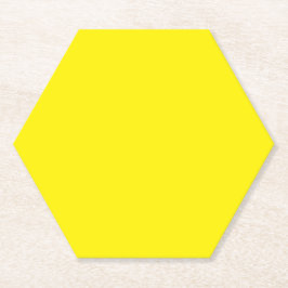 Posavasos De Papel Amarillo Opaco, Sueño Dorado, Dorado Claro,