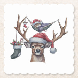 Posavasos De Papel Amigos festivos