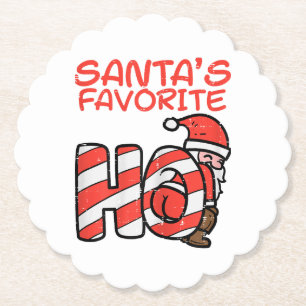 Posavasos De Papel Amigos Navidades adultos graciosos favoritos Navid