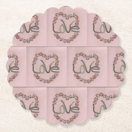 Posavasos De Papel Amor de Rosebud