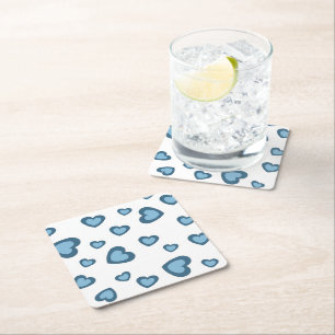 POSAVASOS DE PAPEL AMOR DEL CORAZÓN GIRLFRIEND ESPOSA ANIVERSARIA FIE