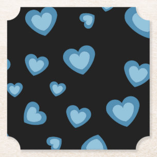 POSAVASOS DE PAPEL AMOR DEL CORAZÓN GIRLFRIEND ESPOSA ANIVERSARIA FIE