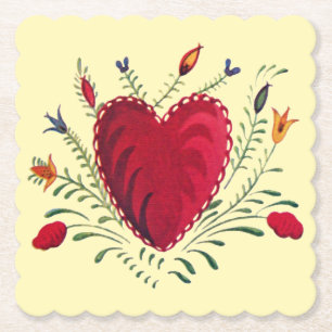 Posavasos De Papel Amor en la floración