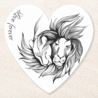 Posavasos De Papel Amor para siempre