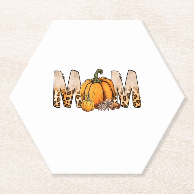 Posavasos De Papel Amortización Mamá Calabaza Leopart (Anverso)