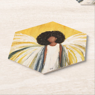 Posavasos De Papel Ángel guardián - Conjunto de escoria (6)