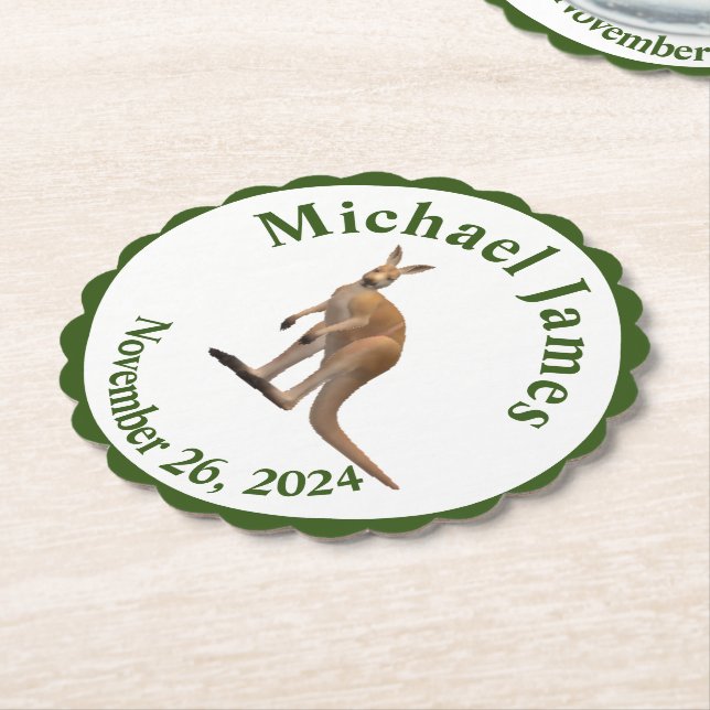 Posavasos De Papel Animales diversos (En perspectiva)