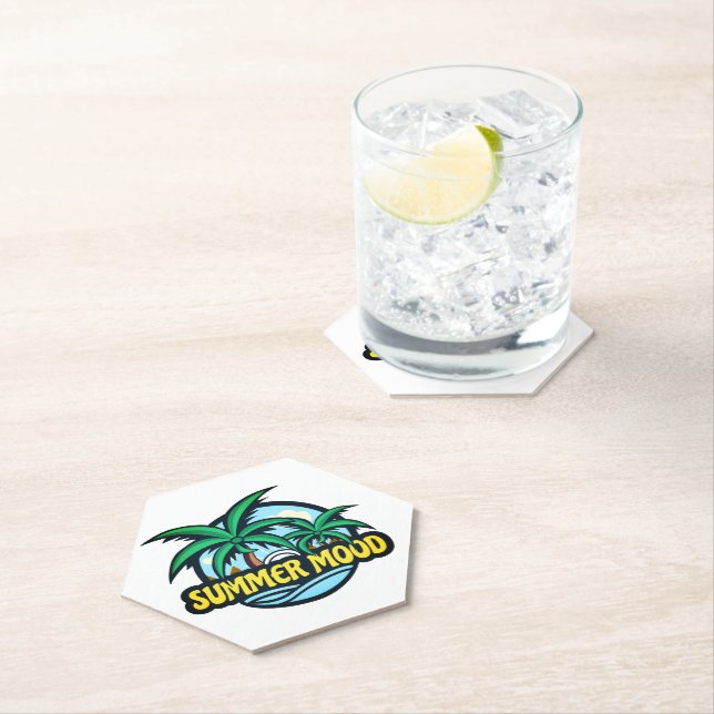 Posavasos De Papel Ánimo de verano (In situ)