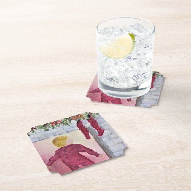 Posavasos De Papel Anticipación de navidades (In situ)