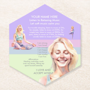 POSAVASOS DE PAPEL ANTISTRESS CALM SIP CALM PASTEL YOGA ZEN