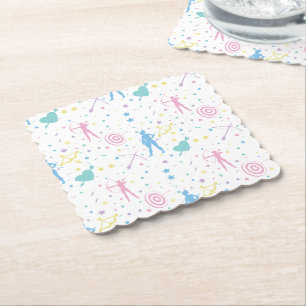 Posavasos De Papel Arco de mujeres - Flecha de arco de arco