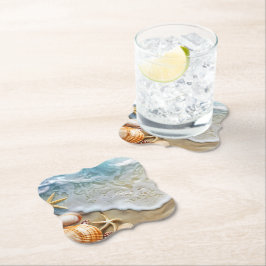 Posavasos De Papel Arena y mar