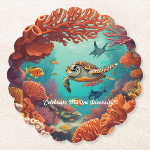 Posavasos De Papel "Arrecife caprichoso"