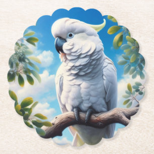 Posavasos De Papel Arte de Cockatoo