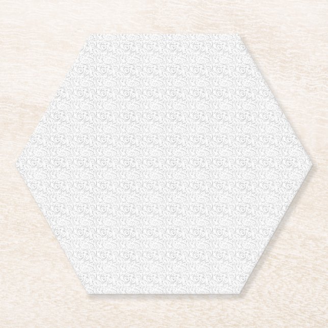 Posavasos De Papel Arte de línea, Canguro, Fantasma (Anverso)