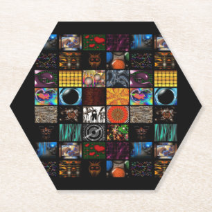 Posavasos De Papel Arte Pop Decorativo Patrón