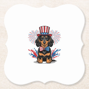 Posavasos De Papel Arte vectorial vintage de fuegos artificiales de D