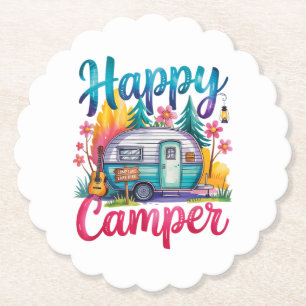 Posavasos De Papel Artículos de camping divertidos para campistas fel