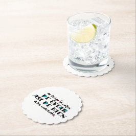 Posavasos De Papel Así de bien a los 40