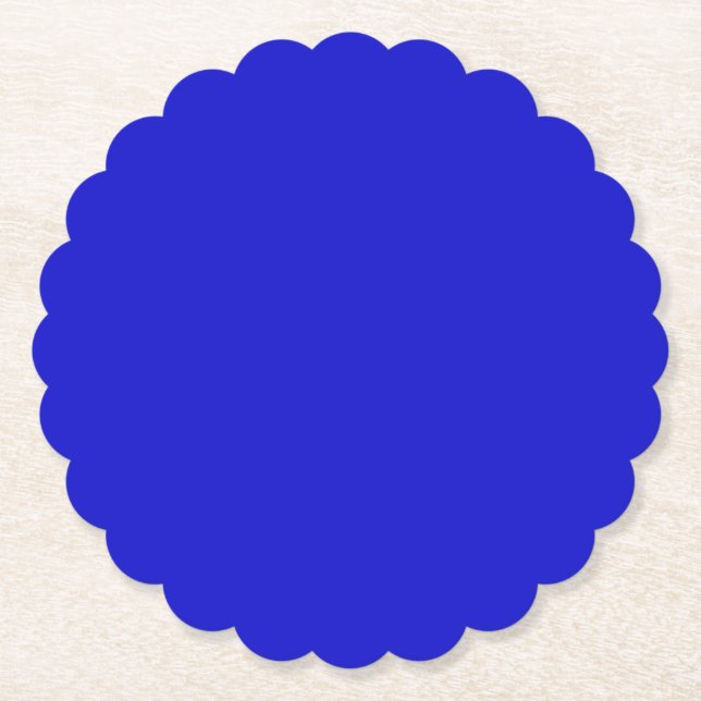 Posavasos De Papel Astras de vieira azul más azules (Anverso)