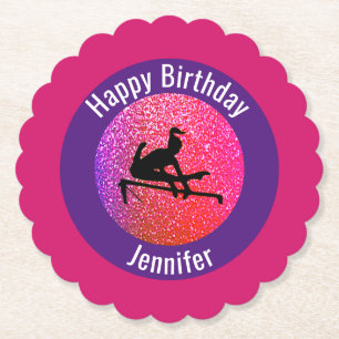 Posavasos De Papel Astratos Personalizados de gimnasia